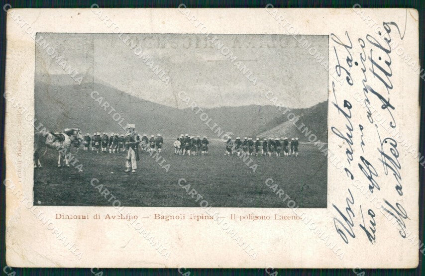 Avellino Bagnoli Irpino Militari PIEGHE cartolina QZ3300 – fronte