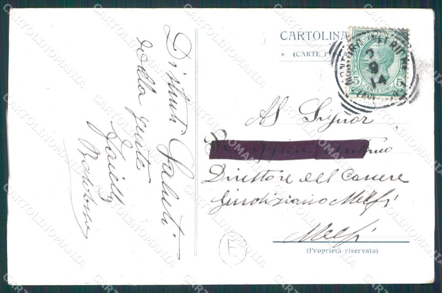Avellino Montoro Superiore cartolina QZ3314 – retro