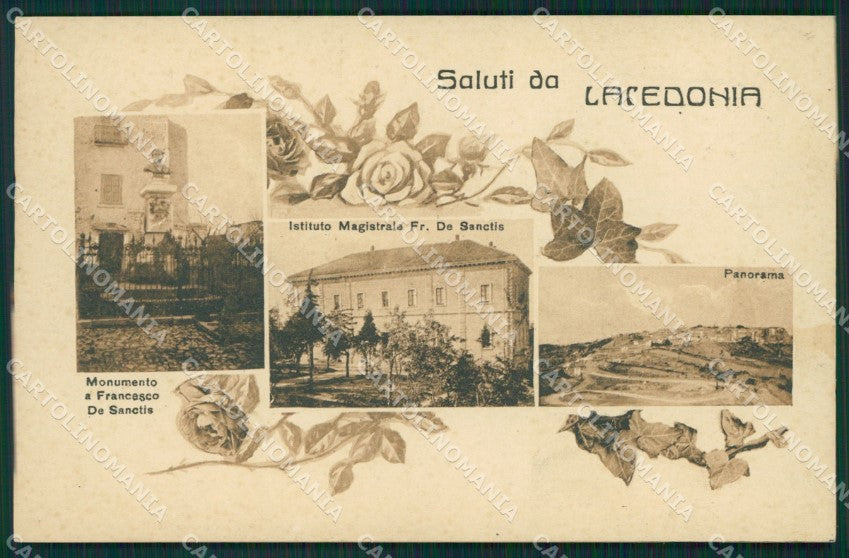 Avellino Lacedonia Saluti da cartolina QZ3322 – fronte