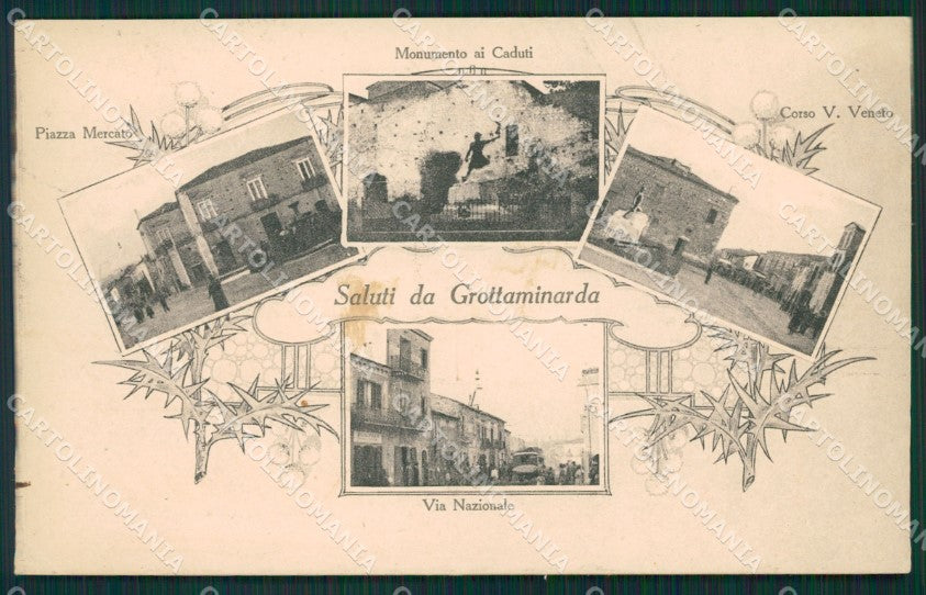 Avellino Grottaminarda Saluti da RIFILATA cartolina QZ3324 – fronte