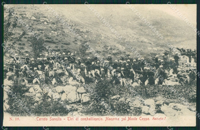 Benevento Cerreto Sannita Militari cartolina QZ3342 – fronte