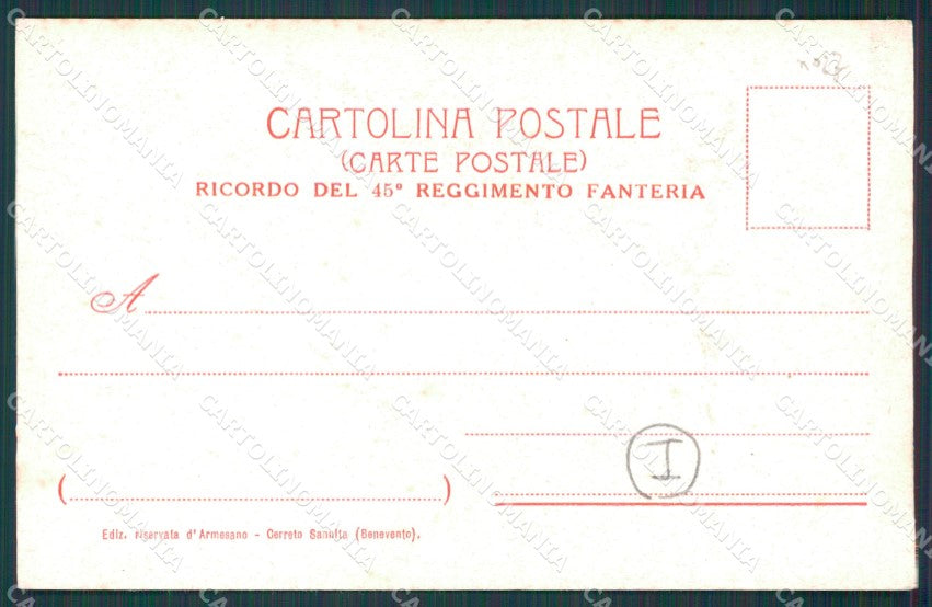 Benevento Cerreto Sannita Militari cartolina QZ3342 – retro