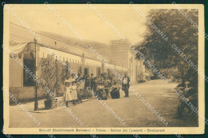 Benevento Telese PIEGA ABRASA cartolina QZ3358 – fronte