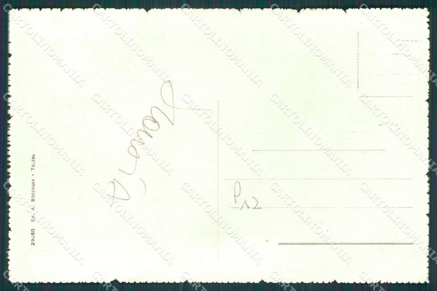 Benevento Telese Treno SCOLLATA cartolina QZ3364 – retro