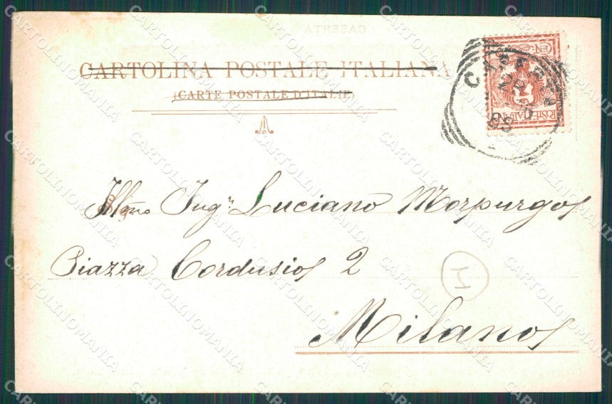 Caserta città Militari cartolina QZ3390 – retro