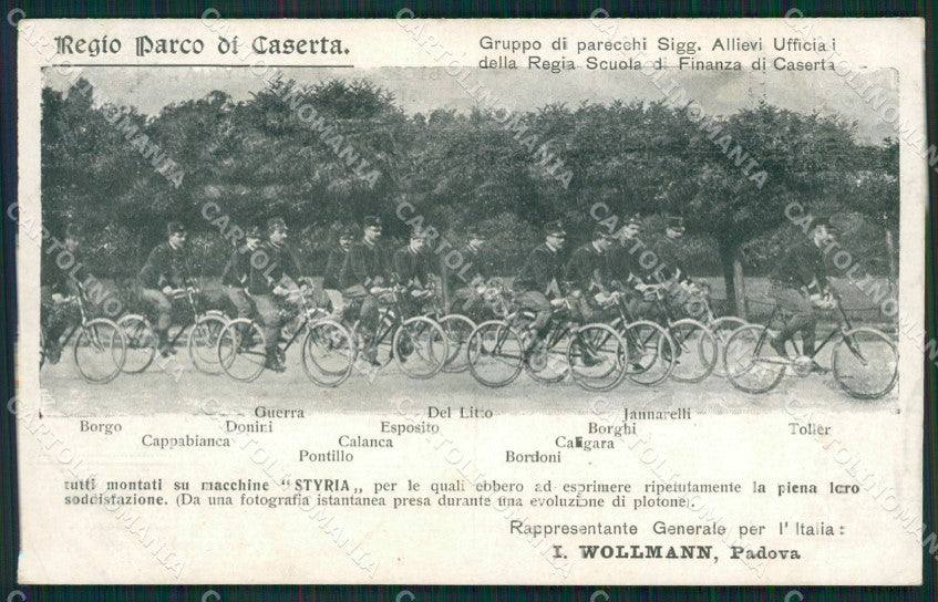 Caserta città GdF Militari cartolina QZ3394 – fronte