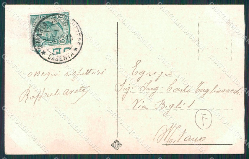 Caserta Santa Maria Capua Vetere PIEGHINE cartolina QZ3400 – retro