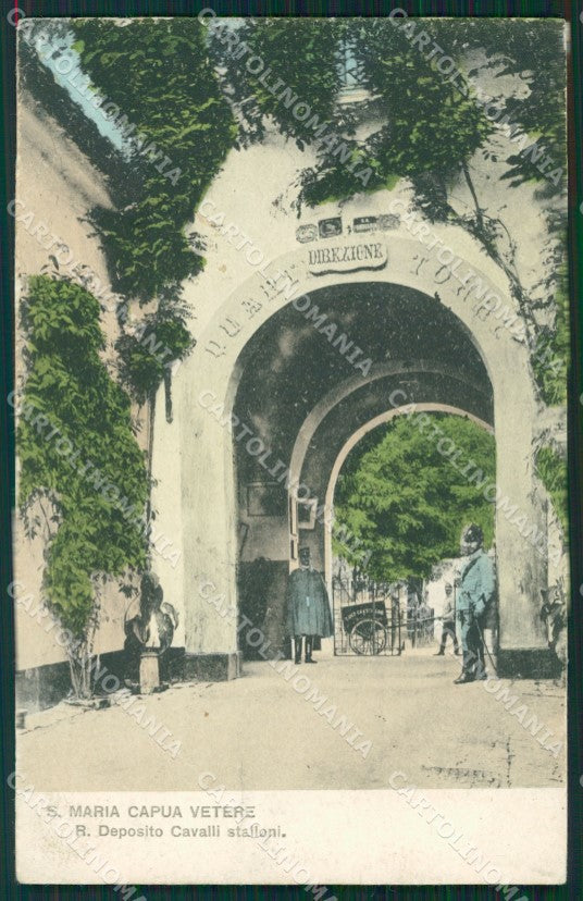 Caserta Santa Maria Capua Vetere PIEGHINE cartolina QZ3405 – fronte
