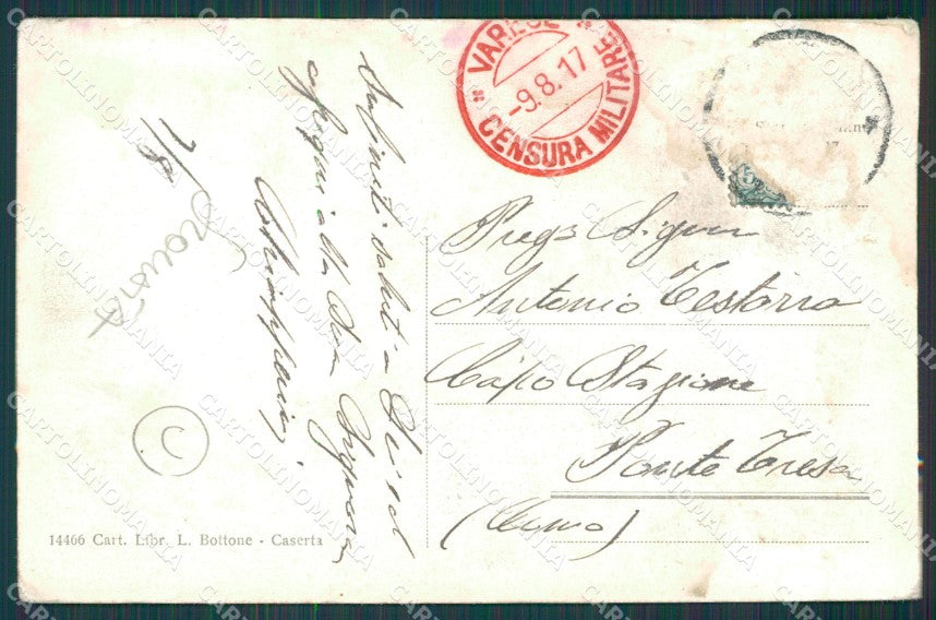 Caserta Maddaloni SCOLLATA cartolina QZ3407 – retro