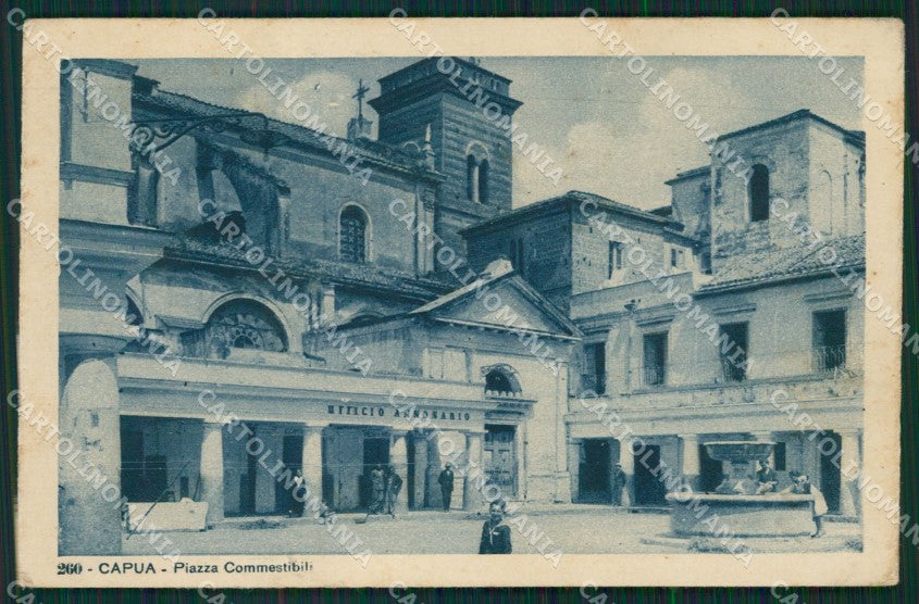 Caserta Capua PIEGATA cartolina QZ3455 – fronte