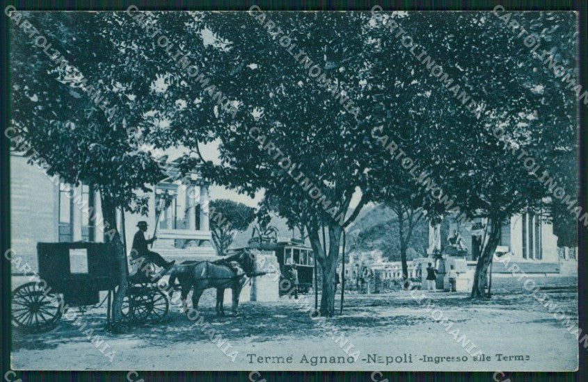 Napoli Agnano Tram cartolina QZ3468 – fronte