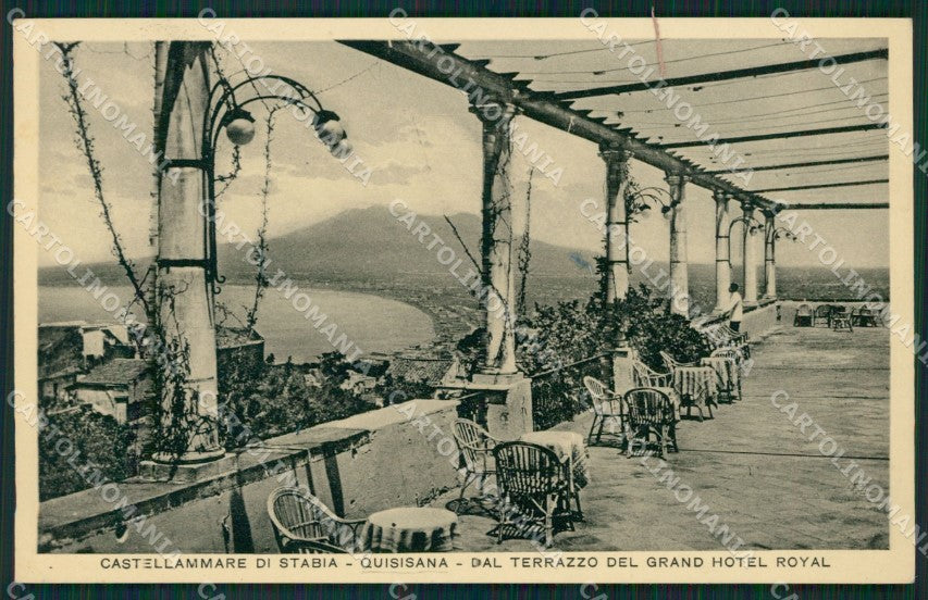 Napoli Castellammare di Stabia cartolina QZ3509 – fronte