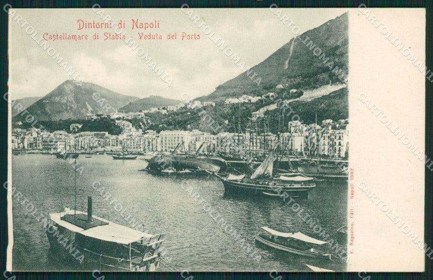 Napoli Castellammare di Stabia cartolina QZ3511 – fronte