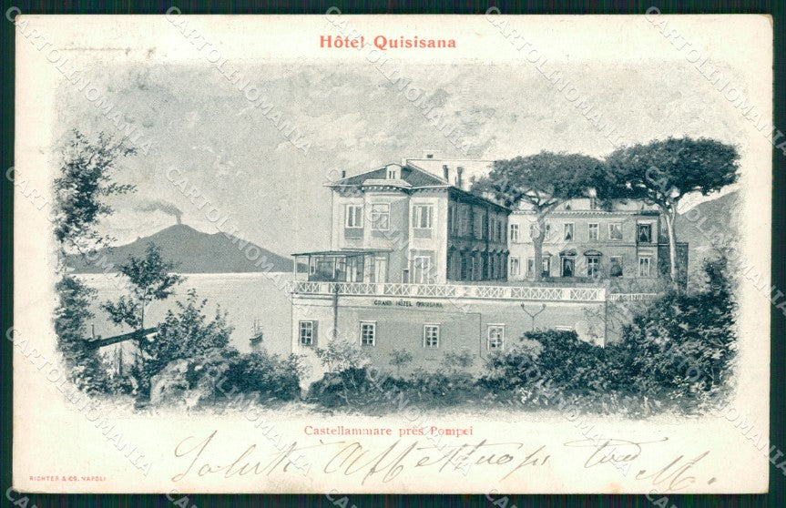 Napoli Castellammare di Stabia cartolina QZ3514 – fronte