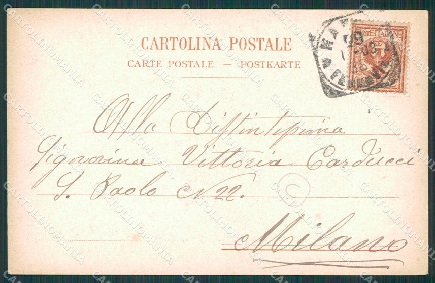 Napoli Castellammare di Stabia cartolina QZ3514 – retro