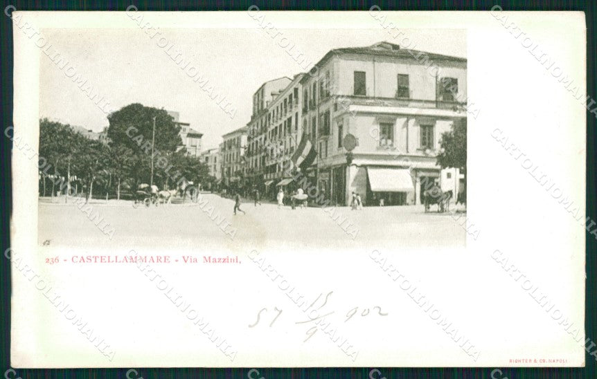 Napoli Castellammare di Stabia cartolina QZ3516 – fronte