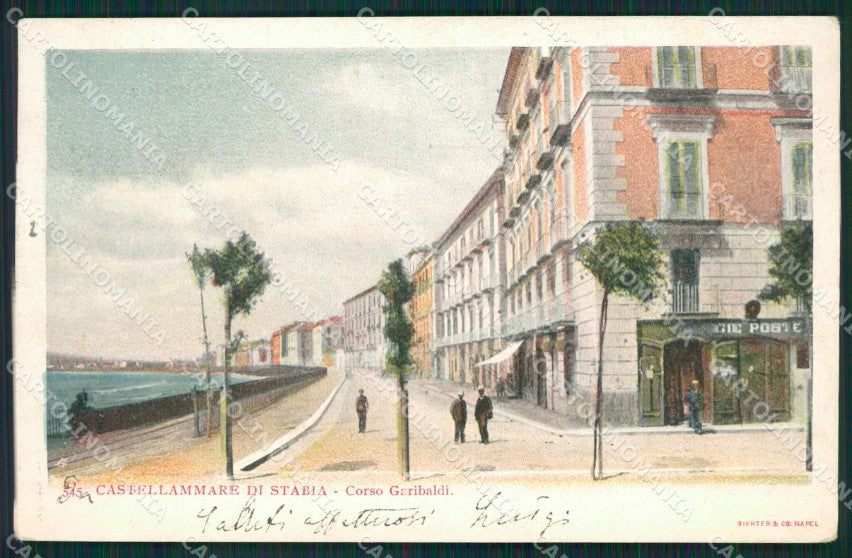 Napoli Castellammare di Stabia cartolina QZ3527 – fronte