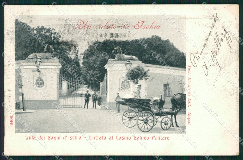 Napoli Isola Ischia Alterocca 3408 cartolina QZ3533 – fronte