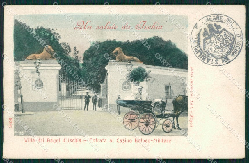 Napoli Isola Ischia Alterocca 3408 cartolina QZ3543 – fronte