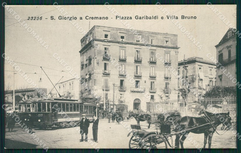 Napoli San Giorgio a Cremano Tram cartolina QZ3575 – fronte