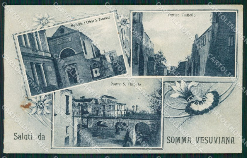Napoli Somma Vesuviana Saluti da cartolina QZ3584 – fronte