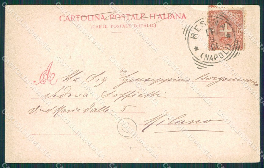 Napoli Pugliano cartolina QZ3609 – retro