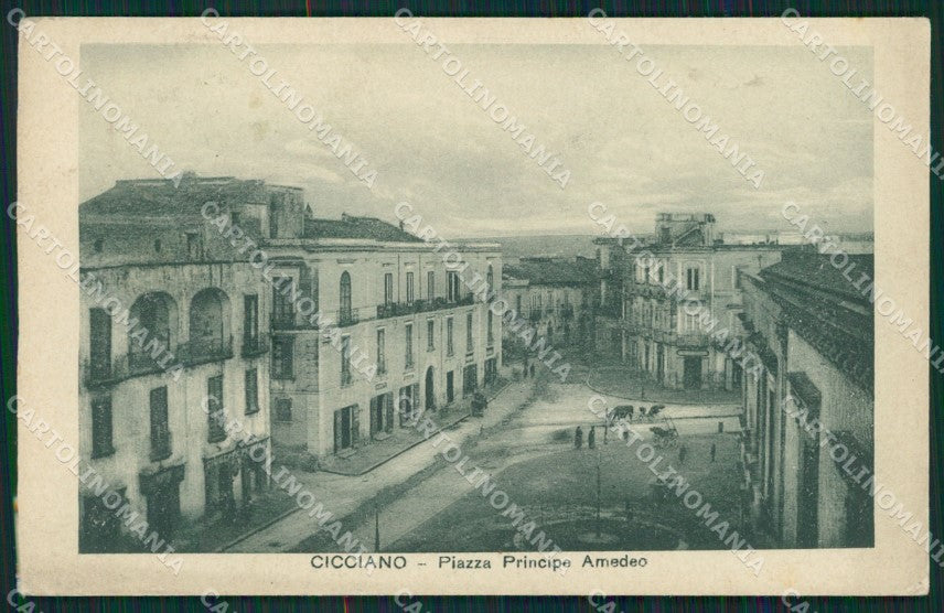 Napoli Cicciano PIEGHE cartolina QZ3619 – fronte