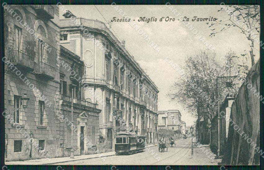 Napoli Resina Tram cartolina QZ3642 – fronte