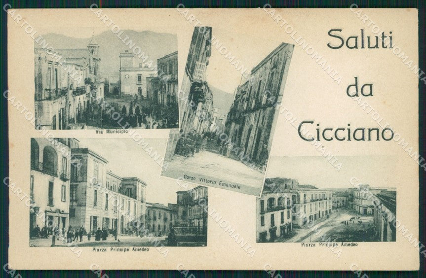 Napoli Cicciano Saluti da cartolina QZ3653 – fronte