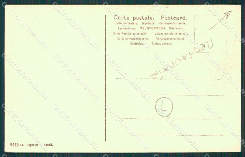 Napoli Barra RESTAURATA cartolina QZ3656 – retro