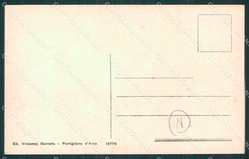 Napoli Pomigliano d'Arco cartolina QZ3661 – retro