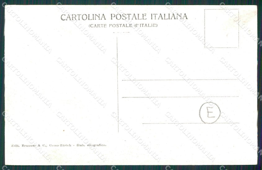 Napoli Vulcano Vesuvio Eruzione Boscotrecase cartolina QZ3688 – retro