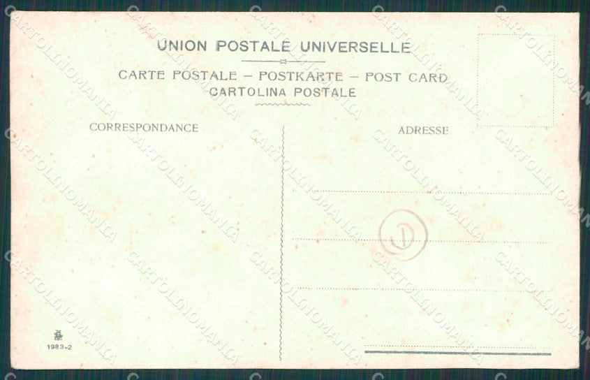 Napoli Vulcano Vesuvio Eruzione Ottaviano cartolina QZ3698 – retro