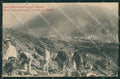 Napoli Vulcano Vesuvio Eruzione PIEGA cartolina QZ3727 – fronte