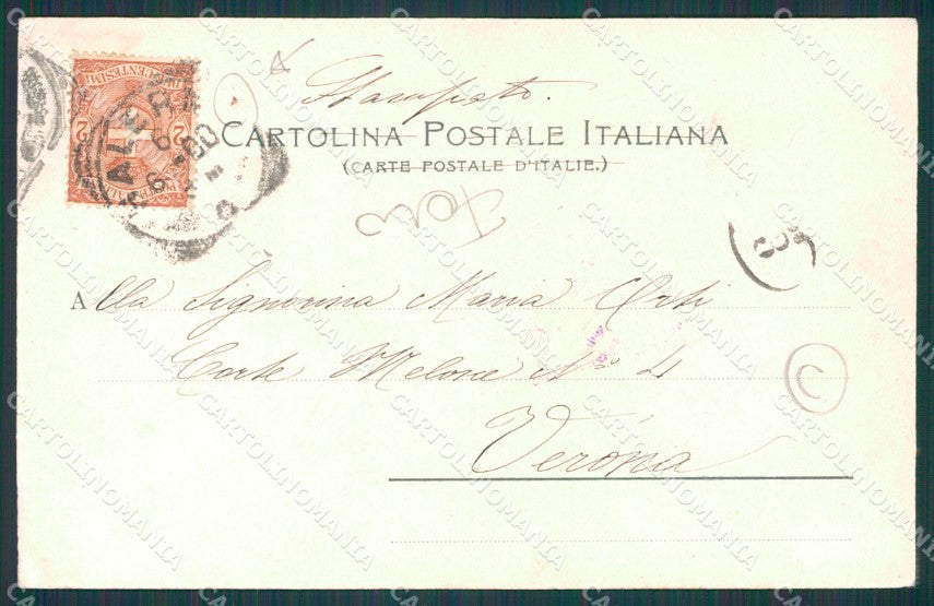 Salerno città FORO cartolina QZ3741 – retro