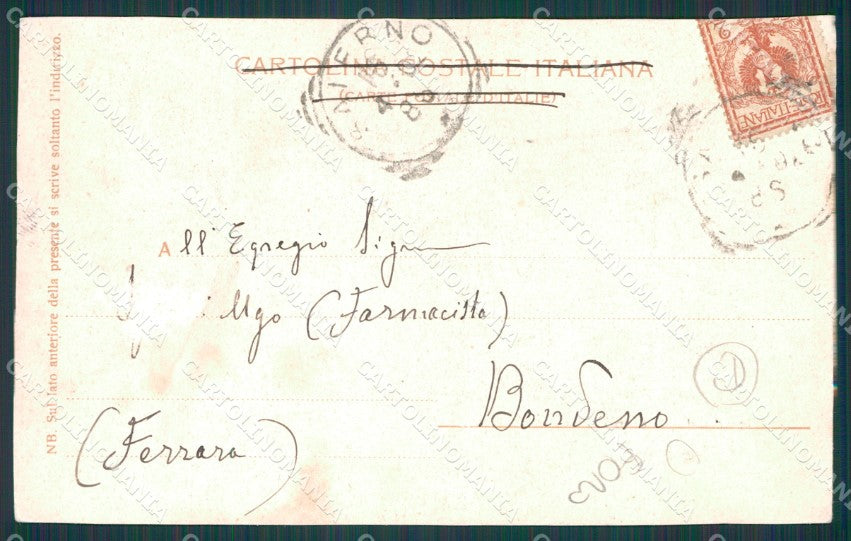Salerno città FORO cartolina QZ3747 – retro