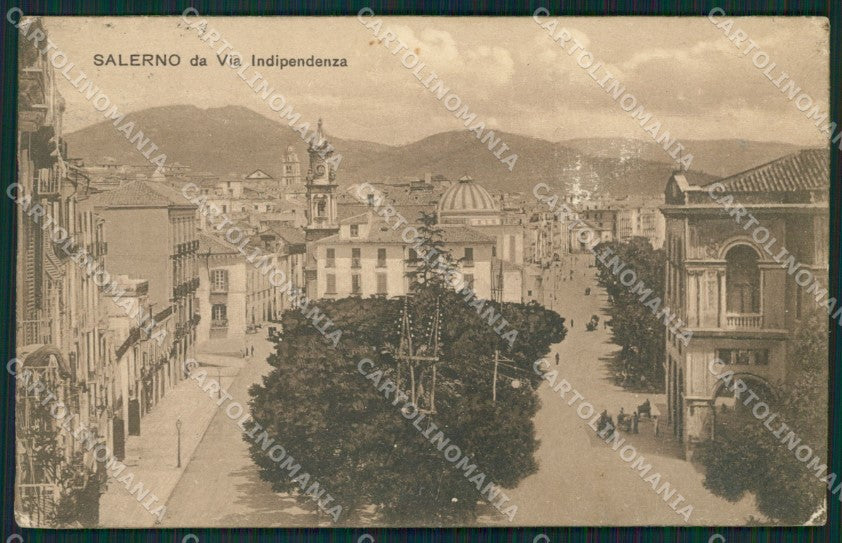 Salerno città ABRASA cartolina QZ3749 – fronte