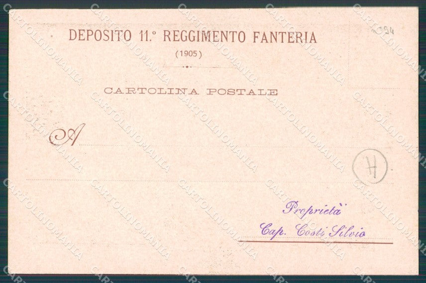 Salerno città Militari cartolina QZ3761 – retro