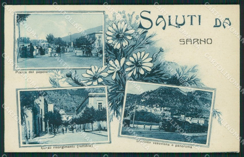 Salerno Sarno Saluti da cartolina QZ3791 – fronte