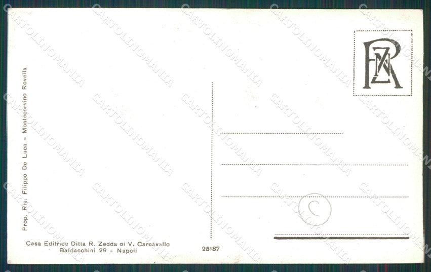 Salerno Montecorvino Rovella cartolina QZ3794 – retro