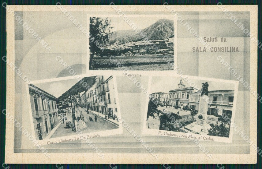Salerno Sala Consilina cartolina QZ3803 – fronte
