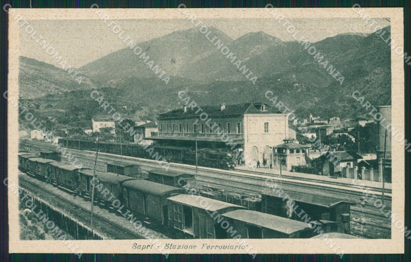 Salerno Sapri Stazione Treno cartolina QZ3811 – fronte