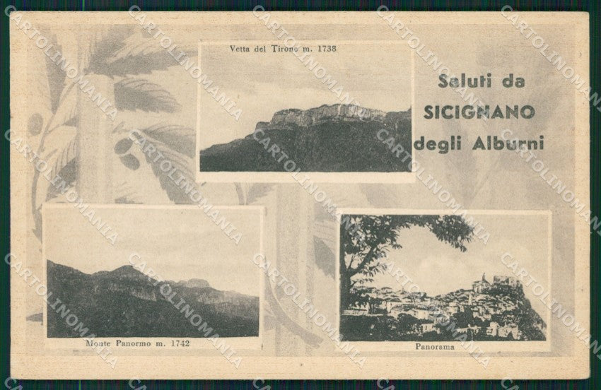 Salerno Sicignano Saluti da PIEGA cartolina QZ3818 – fronte