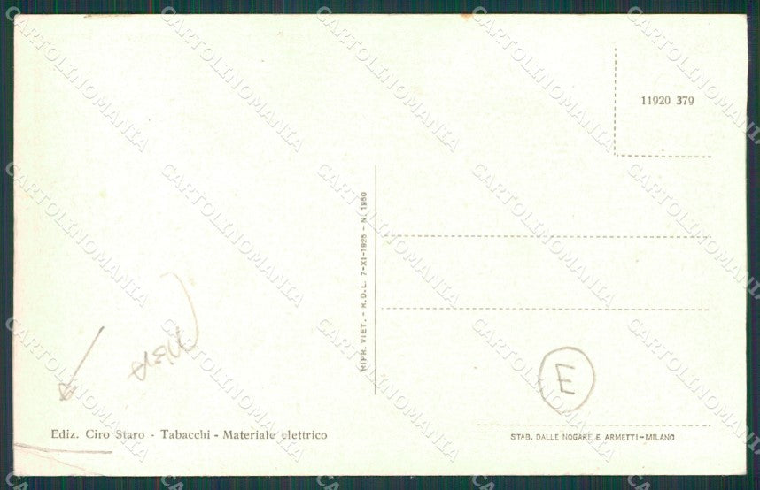 Salerno Capua PIEGA cartolina QZ3819 – retro