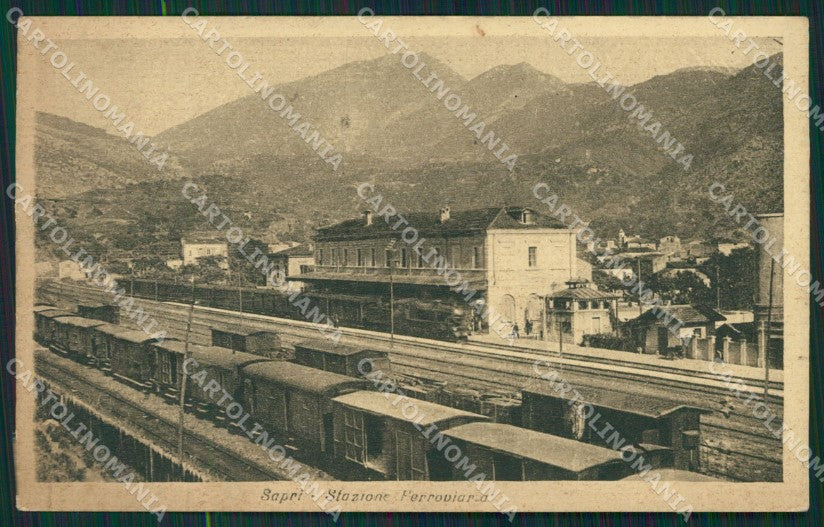 Salerno Sapri Stazione Treno cartolina QZ3823 – fronte