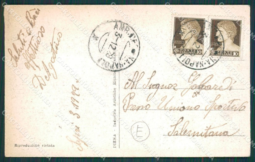 Salerno Sapri Stazione Treno cartolina QZ3823 – retro