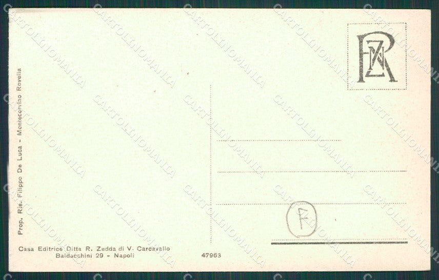 Salerno Montecorvino Rovella cartolina QZ3832 – retro