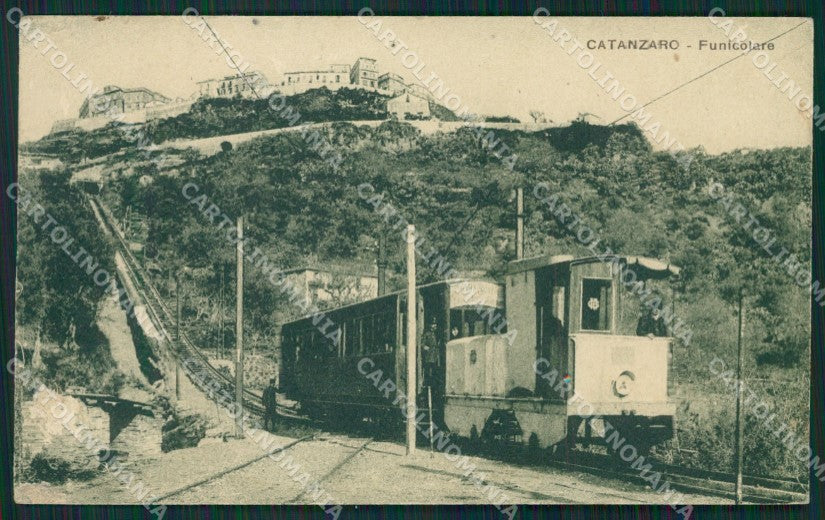 Catanzaro città Funicolare ABRASA cartolina QZ3863 – fronte