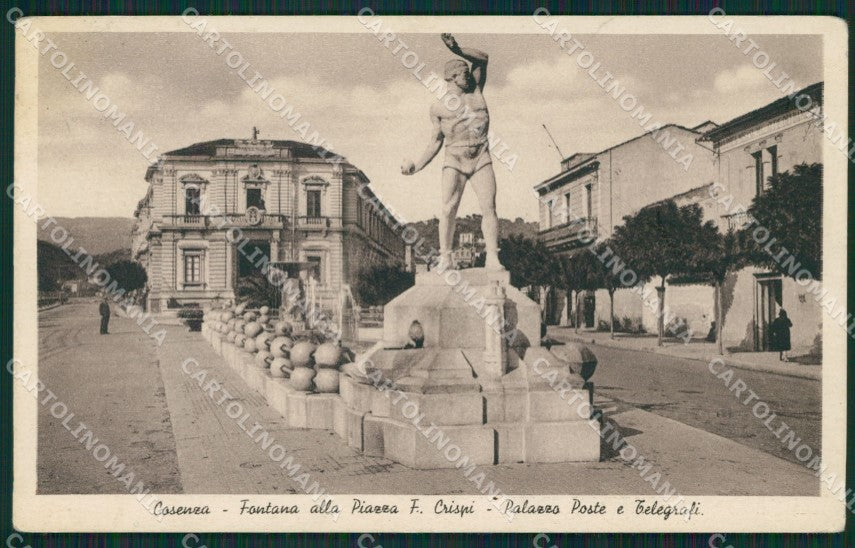 Cosenza città Poste cartolina QZ3873 – fronte