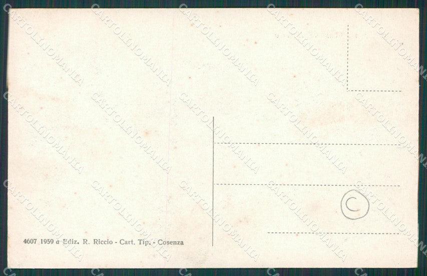 Cosenza città cartolina QZ3874 – retro